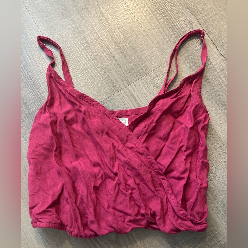 Wrap front tank top